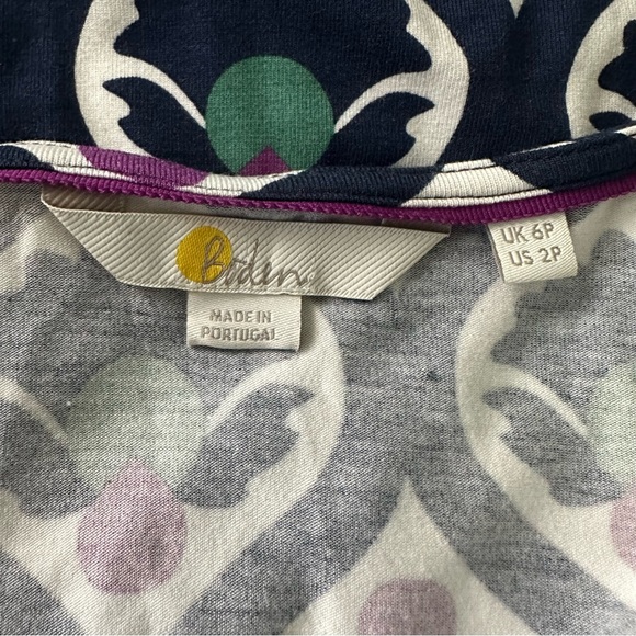 NWOT Boden Summer Wrap Dress in Bramble Bud Sz 2P Petite - Picture 11 of 12